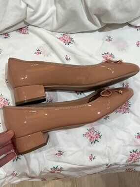 Steve Madden Nude Kitten Heel "Repetto Style"